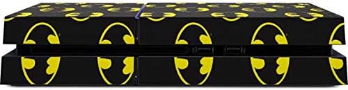 Skinit Decal Gaming Skin for PS4 Console - Officially Licensed Warner Bros Batman Logo All Over Print Design