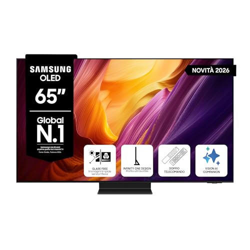 Samsung Smart TV 65' QE65S95HATXZT OLED 4K Glare Free, HDR 10+,...