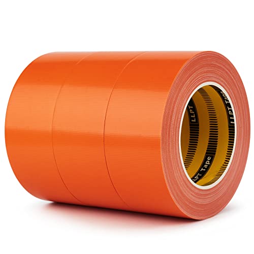 LLPT Duct Tape Industrial Grade 3 Pack 2" x 35 Yards Each Roll Fresh Orange