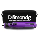 Diamondg Cordless Dog Nail Grinder with Quiet Sound & LED Tip for Large & Small Dogs, 4hrs. Runtime - Electric Dog Nail Trimmer, Heavy Duty Rotary Tool Alternative to Toenail Clippers & Filers