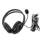 Ipetboom ヘッドホン マイク付き ゲーミングヘッド ステレオイヤホン ノイズ低減 コンピューター用 有線 接続 通気性イヤーマフ 長快適装着