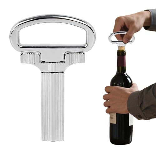 Abridor de botellas de vino portátil de dos pines, extractor de cerveza y vino, sacacorchos para bar, sumiller, camarero, hogar, exterior, camping, picnic, viajes, fiesta de cumpleaños, herramienta de