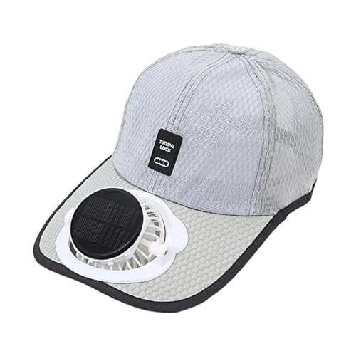 Casquette de baseball hommes gris clair pour sport de plein air