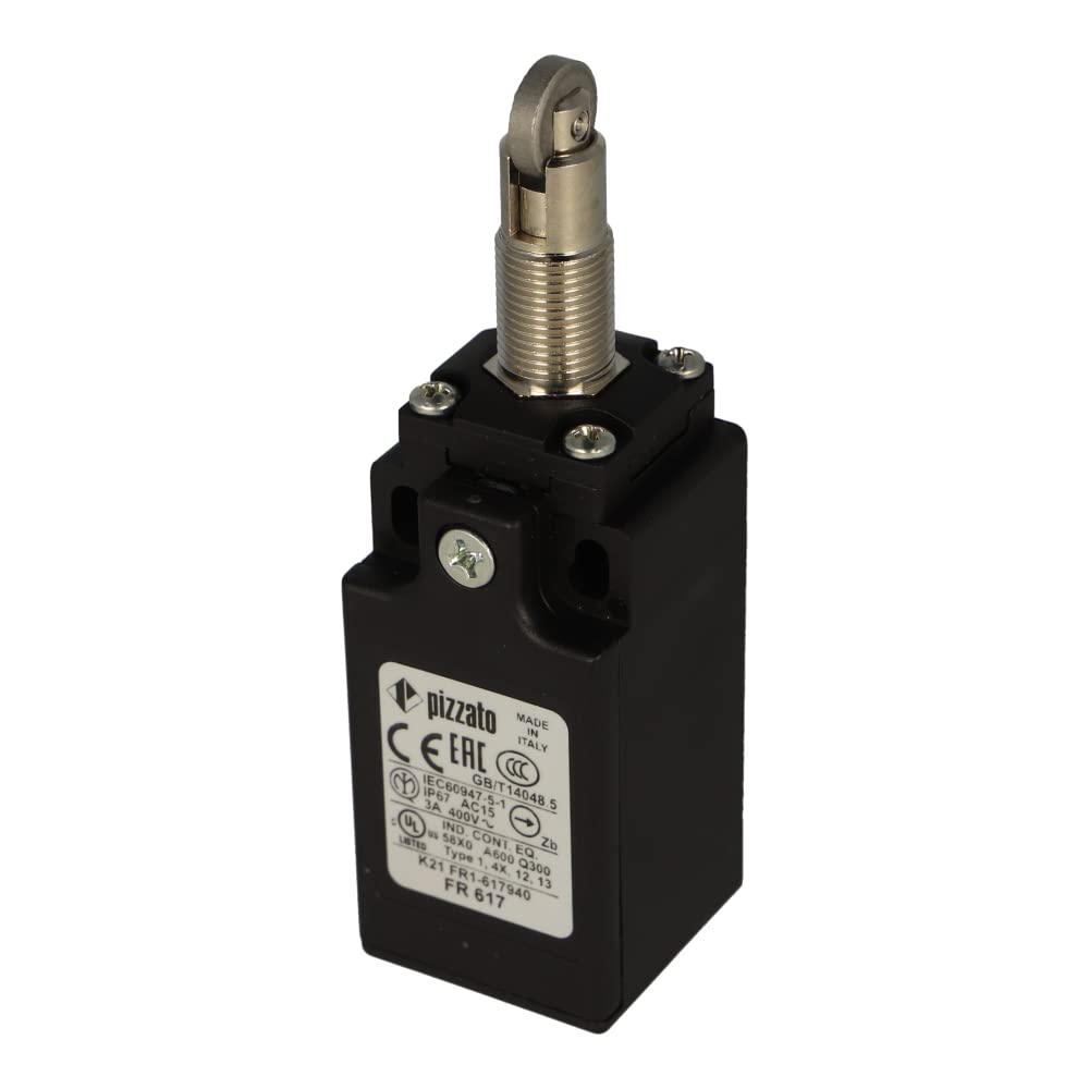 FR 617 | FR617 | PIZZATO Limit Switch with Roller Plunger, 12MM