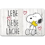 Snoopy Brettchen "Lebe, Liebe, Lache"