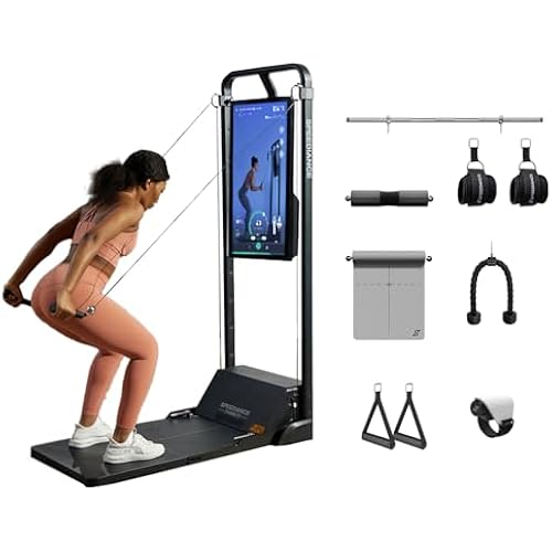 Speediance Gym Monster Smart Home Gym, Multifunctional Strength Training Machine, Smith Machine Power Cage Workout Station, Squat Rack Cable Machine, Full Body Fitness Equipment for Home Workout