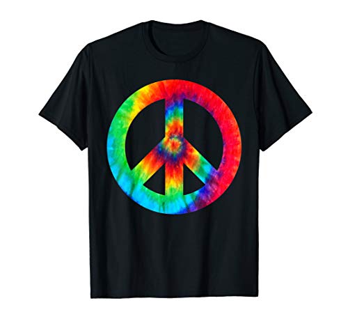 Cool Peace Sign Tie Dye T-Shirt For Boys And Girls T-Shirt
