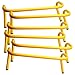 BlueDot Trading Speed & Agility Soccer/Football/Basketball Plyometric, Track/Running and All-Purpose Training Equipment Hurdle (Set of 6), Yellow, 9-inch