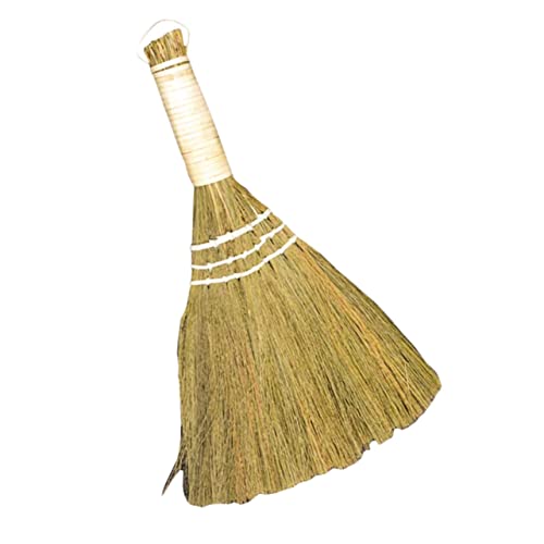 AUTSUPPL Kitchen Cleaning Broom Sweeper Scrubber Table Broom Pet Broomstick for House Tea Hand Broom Car Broom Mini Broom Small Straw Broom Toy Broom Stick Broom for Brushes Miscanthus