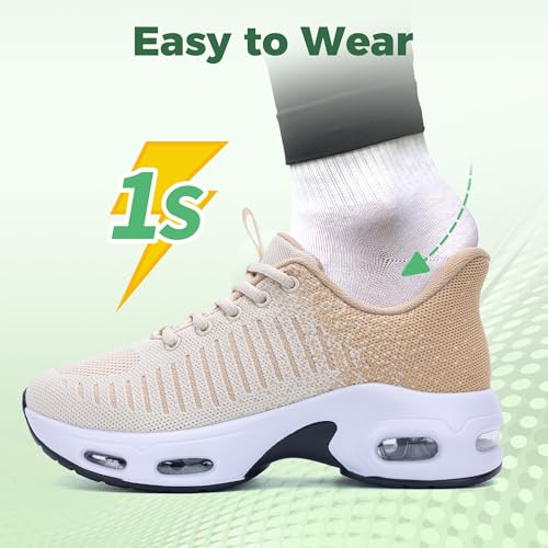 Image of Women's Sneakers Slip on Walking Tennis Shoes Easy to Wear
