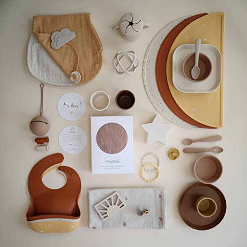 Mushie Silicone Placemat For Kids | Bpa-Free Non-Slip Design (Vanilla Confetti) #TOP6