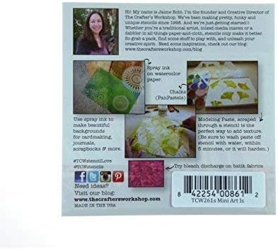 Crafters Workshop Template, 6 by 6-Inch, Art is