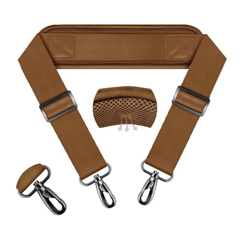 Image of ZINZ 74 inch Shoulder Strap with Fixed Pad and Dual Balanced Buckles,Khaki