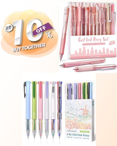 Set de 18 bolígrafos multicolor Four Candies