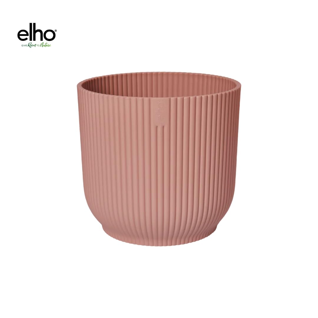 Runder Blumentopf für den Innenbereich, Rosa, D25 x H23 cm