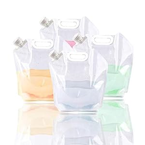 SUPANT Collapsible Emergency Water Jug Container Bag, Freezable, BPA Free Plastic Water Carrier Tank, Outdoor Folding…