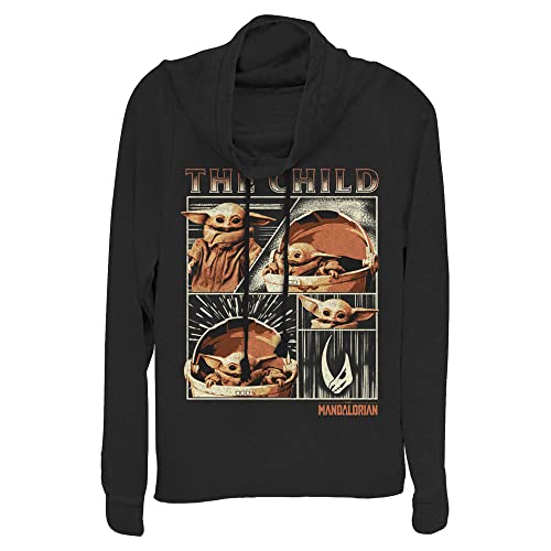 Camisa de Star Wars Mandalorian para mujer con cuello drapeado
