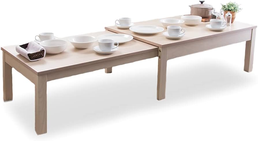 Amazon｜アイリスプラザ 伸縮センターテーブル W100-180 RPE100TBLWH