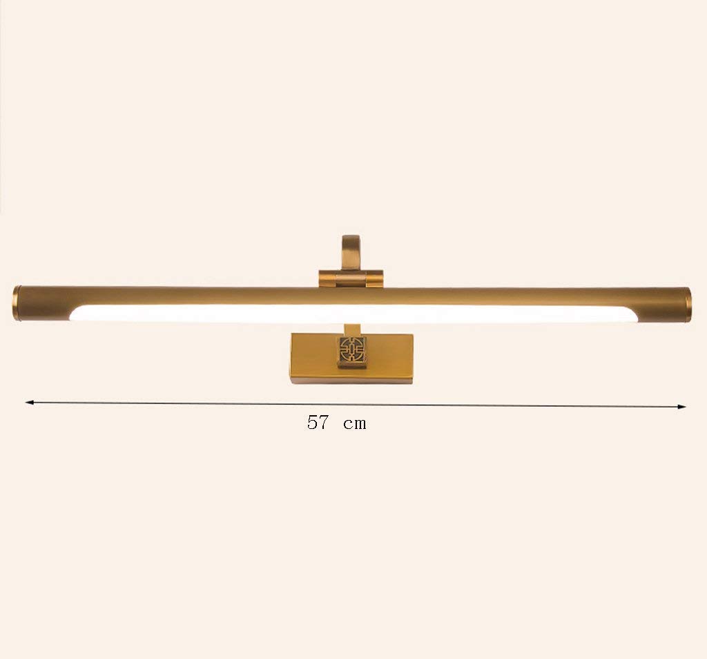 Specchio Del Bagno Lampade Specchio Della Luce Anteriore/Specchio Di Bronzo Faro Led Bagno Mobile a Specchio Della Luce Specchio Retro Della Luce Del Governo Dresser Illuminazione a Parete Il