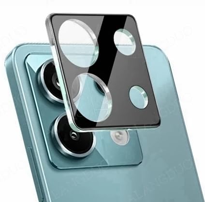 Image of For Xiaomi Redmi Note 13 5G Back Camera Lens Screen Protector 9H 3D Anti Shock /Anti-Scratch /Camera Tempered Glass-Black
