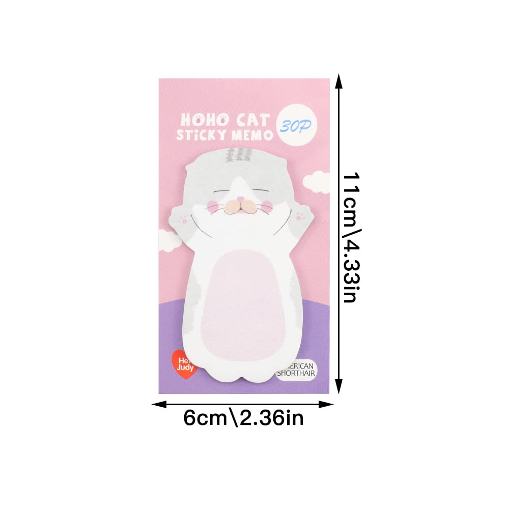 240 Sheets Cat Shaped Adhesive Notes, with 7 Pieces Cat Shaped Paper Clips, Cartoon Animal Notes, Coloured Office Notes, Cute Self-Adhesive Memos, Suitable for Offices and 240 Sheets Cat Shaped Adhesive Notes, with 7 Pieces Cat Shaped Paper Clips, Cartoon Animal Notes, Coloured Office Notes, Cute Self-Adhesive Memos, Suitable for Offices and