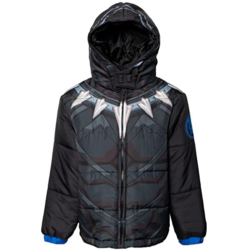 Image of Marvel Hooded Zip-Up Puffer Jacket Toddler to Big Kid