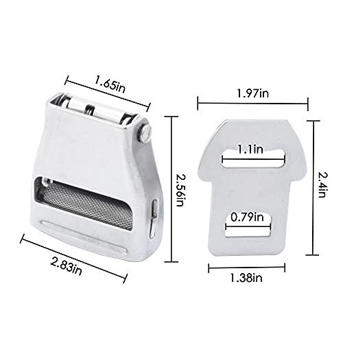 304 Stainless Steel Buckle Security Device Lock Clip For Airplane Airport Automotive Bus - Thumbnail 4