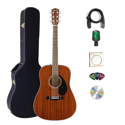 Fender CD-60S Solid Top Dreadnought Bundle