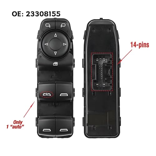 Bouton lève vitre bloqué sur Buick Enclave ? Commandez la pièce 23308155 - 2