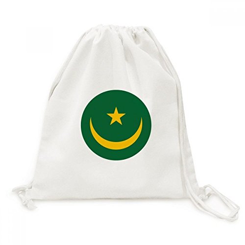 Toile drawstring backpack Mauritanie sac à dos en coton pour voyage