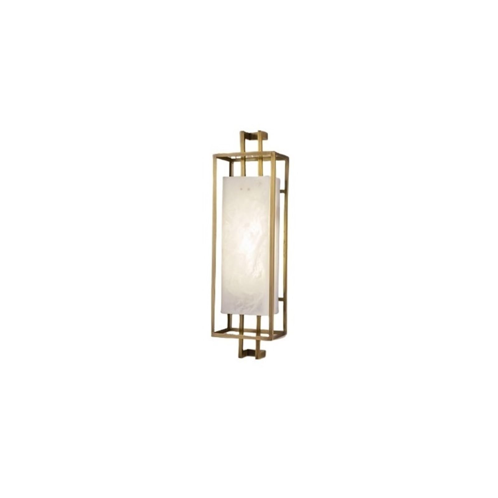 ZENY896V Bedroom Modern Staircase Bedroom Full Copper Marble Bedside Aisle Lamp Decorative Lights Wall Sconce