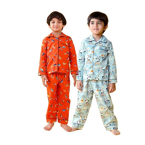 Image of Jam & Sugar Boys Cotton Printed Night Suit Set