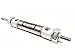 CLIPPARD SDD-12-1 Double Ended Rod, Double Acting Cylinder, 3/4 INCH BORE Size, Stud Front Mount, Stainless Steel AIR Cylinder, 1 INCH Stroke