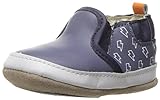 Robeez Baby-Boy's Loafer, Lightning Rod China Blue, 18-24 Months M US Infant