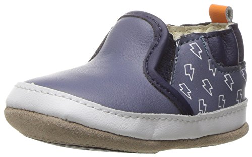 Robeez Baby-Boy's Loafer, Lightning Rod China Blue, 18-24 Months M US Infant