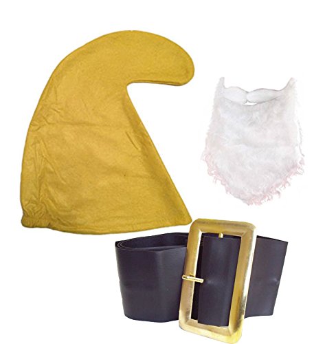 Seven Dwarf/Dwarves Smurf Hay Gnome (YELLOW HAT