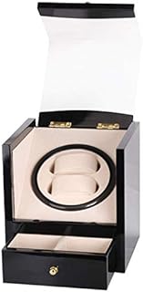 WYFX Uhrenbeweger Uhrenbeweger Box Uhrenbeweger für Automatikuhren Eleganter quadratischer Uhrenständer Langlebiger leiser Betrieb