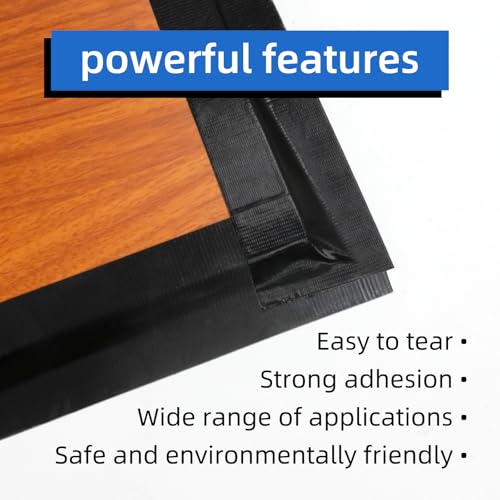 Image of Heavy Duty Waterproof Duct Tape for Industrial & Outdoor Use - 3 Rolls x1.88 x30 Yards, Tear-Resistant, Professional Grade Black Duct Tape