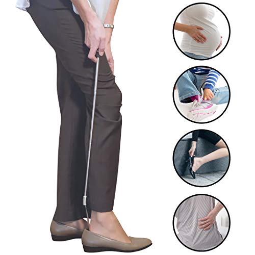 image for FOOTMATTERS Long Handled Adjustable Expander Shoe Horn - Extendable & 