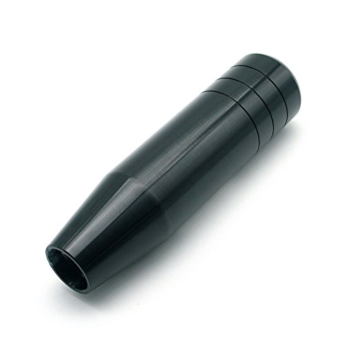 waterwood coche accesorios Bellísimo JDM knob-metallic de cambio aluminio negro con gamuza de limpieza de coche