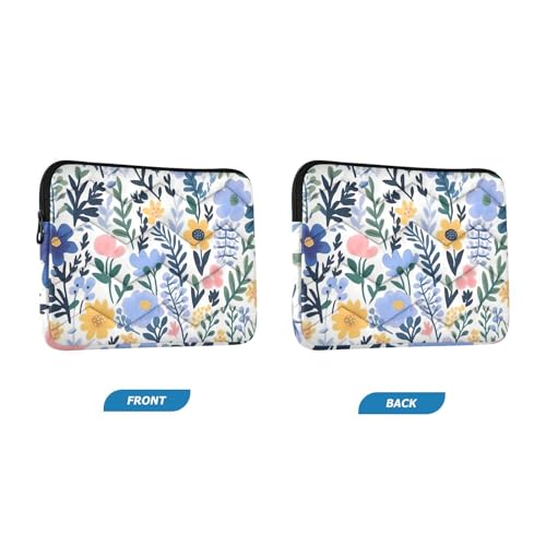 Funda para laptop 13-14 pulgadas con diseño floral multicolor miniatura 2