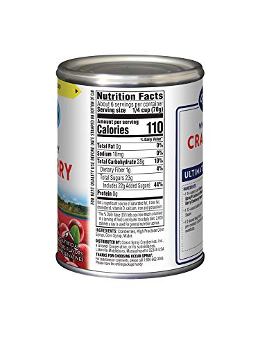 Ocean Spray Gluten Free Whole Berry Cranberry Sauce, 14 Ounce Cans (Pack Of 24) #TOP3