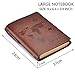 SEEALLDE A5 Cuaderno de Cuero Libreta Hojas Blancas Cuaderno de Viaje Vintage...