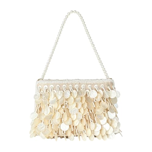Sac à main de soirée chic avec décors de coques raffinés - 4