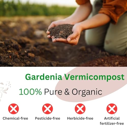 Image of Amazon Brand - Nalla Nutrient Rich Organic 10 Kgs Vermicompost Fertilizer Manure for All Plants & Vegetable Garden, Indoor & Outdoor, Home Gardening Export Quality (Vermicompost 10 Kgs)
