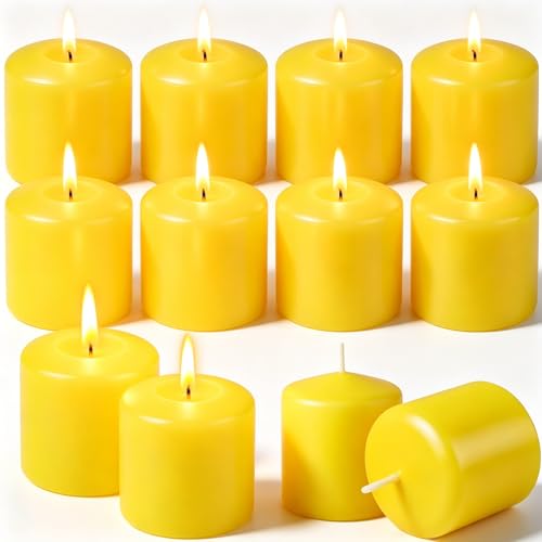 Citronella Pillar Candles for Outdoor Use 12-Pack