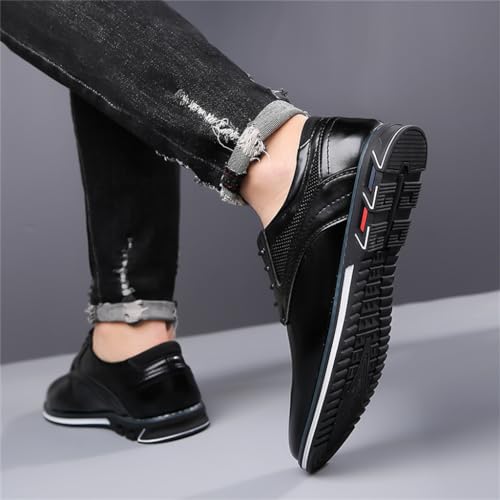 Image of Veslesth Men Casual Business Dress Shoes Lace Up Comfort Oxford for Male Working Driving