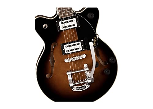 Gretsch G2655T Streamliner™ Bloc central Jr. Double coupe avec Bigsby®, érable brownstone - Les Beatles, Paul McCartney, John Lennon, RIngo Starr, George Harrison Gretsch G2655T Streamliner™ Bloc central Jr. Double coupe avec Bigsby®, érable brownstone – Image 6