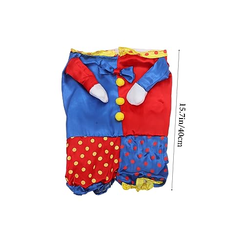 Disfraz de payaso para perro ORFOFE XXL miniatura 2