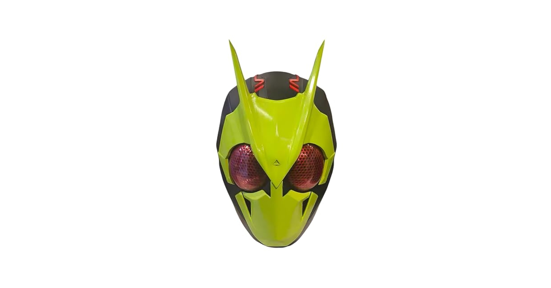 仮面ライダーゼロワン　マスク　リアルモデル　発光機能 仮面ライダーゼロワン』のマスクディスプレイがバンプレストの
